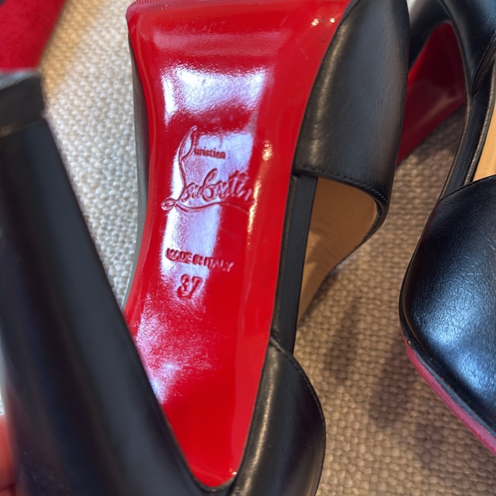 Christian Louboutin D’Orsay booties size 37 - Picture 8 of 10